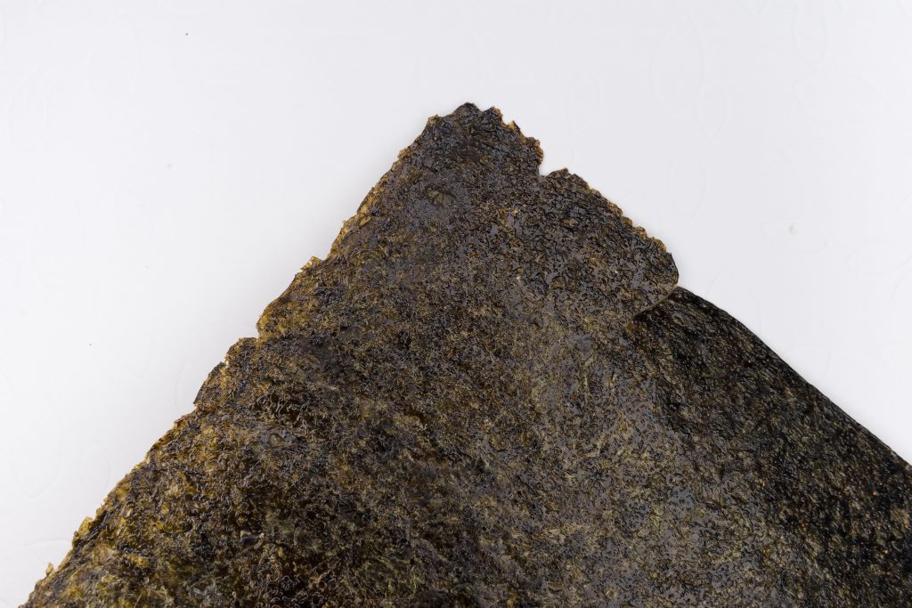 Nori seaweed from red algae species