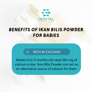 Benefits of Ikan Bilis Powder, Rich in Calcium and an alternative source for babies