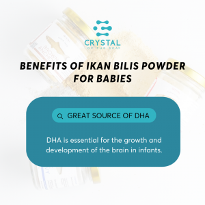 Benefits of Ikan Bilis Powder for babies, has high DHA for growth and development