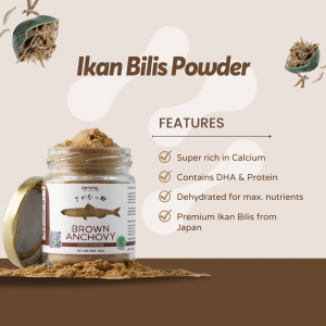 Brown Anchovy or Ikan Bilis Powder vs White Anchovy Powder Featured Nurtition