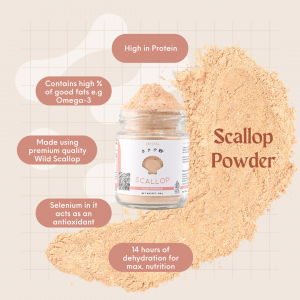 Crystal Sea's Scallop Powder Healthy and Easy to add into meals