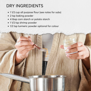 Korean Pancake Ikan Bilis Powder Recipe Dry Ingredients