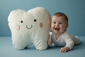 tooth doll and baby
