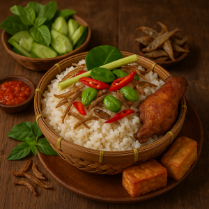 How to Make Anchovy Nasi Liwet