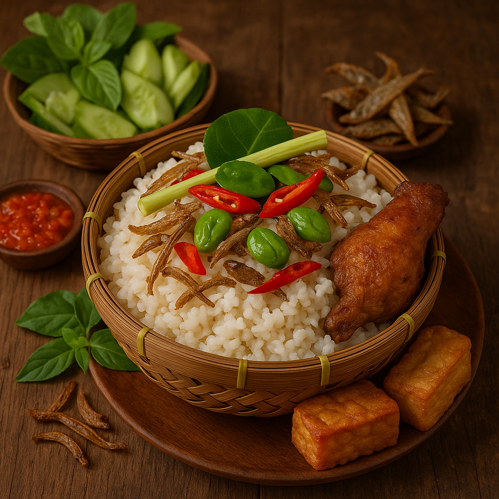 How to Make Anchovy Nasi Liwet